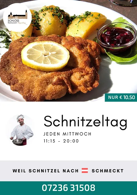 Schnitzeltag im Schlossrestaurant Hagenberg